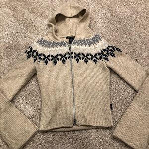 Abercrombie & Fitch Wool zip up Sweater